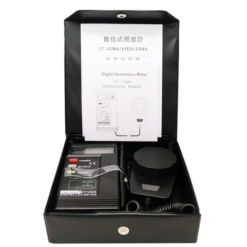高精度照度DT1330A计测光仪亮度测试仪传感器光照度屏幕亮度测量