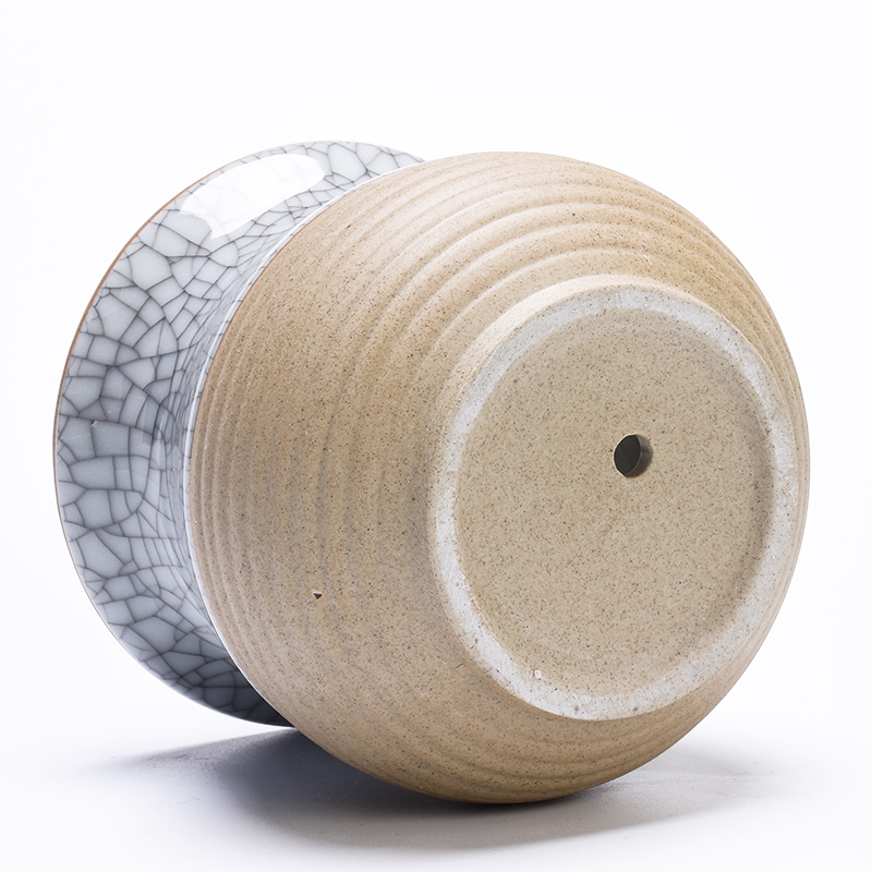 哥窑多肉花盆陶瓷中国风粗陶肉肉植物兰花蝴蝶兰绿植创意个性盆栽