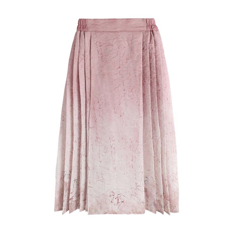 沫沫童装夏装女童半身裙2024夏季新款儿童新中式国风套装马面裙子