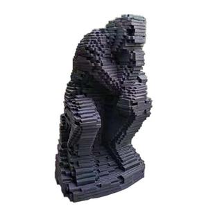 售楼处大厅招财沉思者摆件商场美陈景观玻璃钢雕塑落地软装装饰品