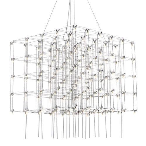 酒店大堂吊灯售楼部沙盘会所酒吧非标工程灯设计师定制光立方吊灯