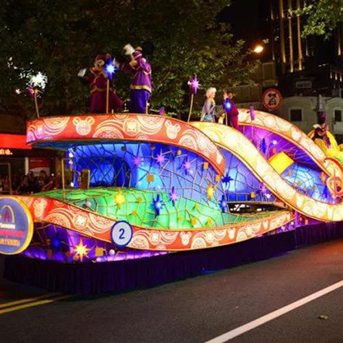 大型巡游花车彩车彩船节日商业活动装饰宣传可制作厂家制作