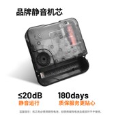 轻奢高级客厅装 饰钟表免打孔 饰画挂钟卡通兔餐厅时钟玄关背景墙装