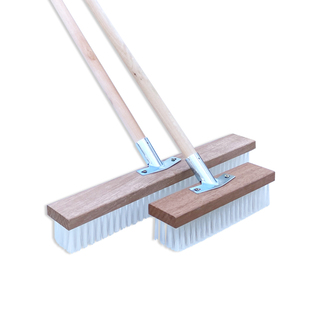 长柄硬塑料丝地板刷浴室卫生间厨房瓷砖路面清洁除污硬毛刷地刷子