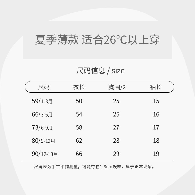 龙年婴儿衣服短袖长裤连体衣夏季薄款6一12月百天宝宝夏装外出服1