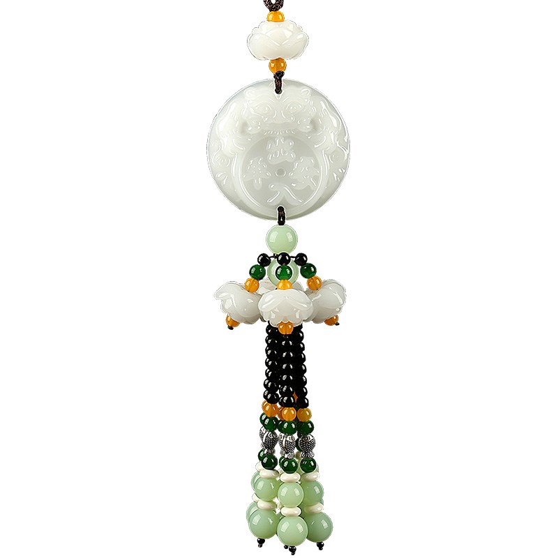 车上挂件车子平安符车挂饰2024新款摆件装饰品女男士汽车车载车内