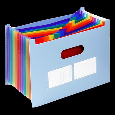 A4风琴包大容量文件夹孕检产检资料收纳册档案盒合同夹学生试卷袋