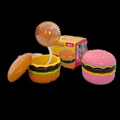 汉堡包风扇手持小风扇折叠学生宿舍桌面便携式 随身小型迷你充电款