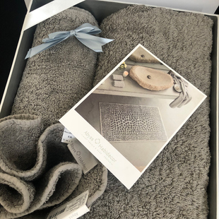 Abyss SP爱比丝纯棉毛巾礼盒套装三件套礼物纯棉柔软吸水浴巾送礼