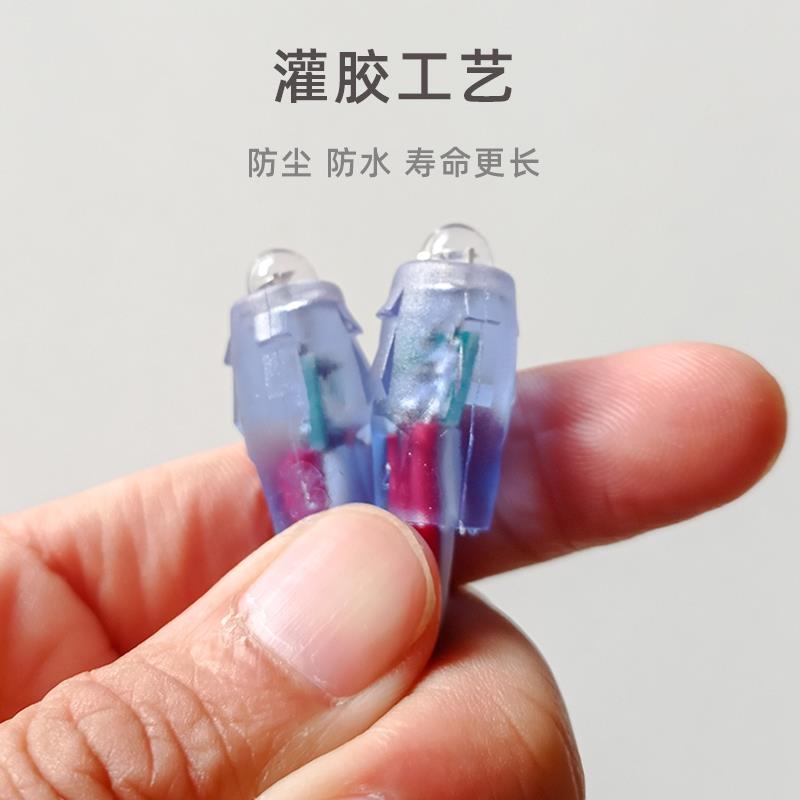 实利高亮LED外露灯串穿孔发光字广告招牌防水灯珠绕树灯星星灯串