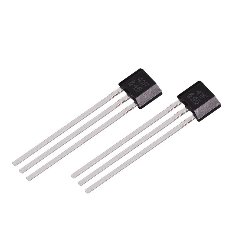 41F/SH41/SS41F/S41 双极性霍尔元件传感器 TO-92UA 印字41F 包邮