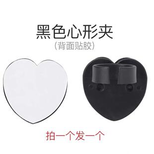 汽车麦克风架子塑料台标夹子挂钩支架卡拉OK有线无线话筒壁挂促销