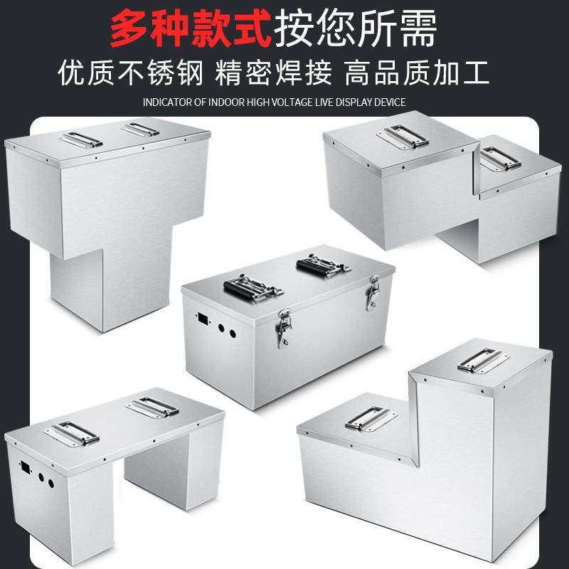 不锈钢铅酸电池箱车载工具箱电池盒电动车加装电池仓电瓶箱子定做