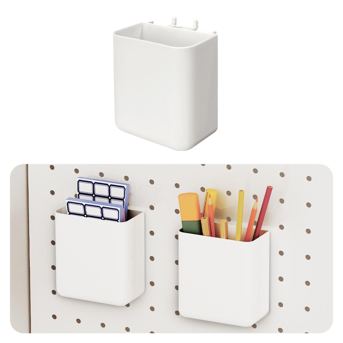 阿格贝贝图书馆钢制书架圆孔洞洞板配件挂钩免打孔洞洞板置物架子