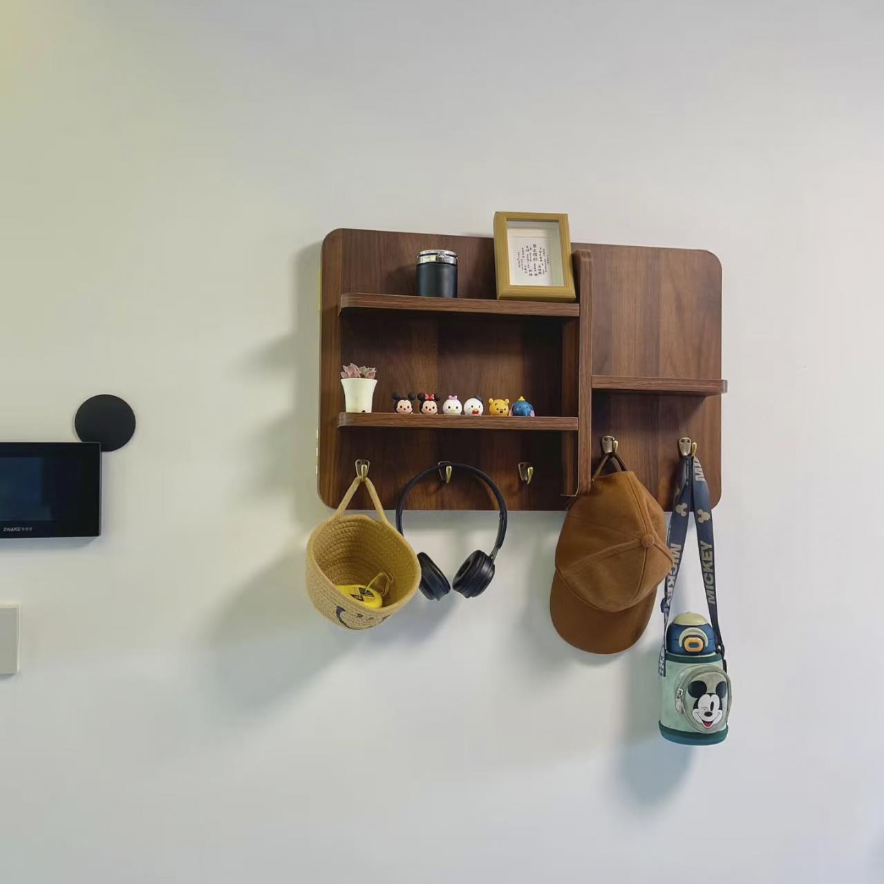 电表箱装饰画2025新款简约免打孔配电箱挂画改造置物架电闸箱遮挡