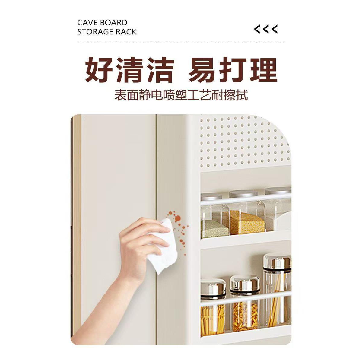 8cm门后洞洞板置物架卧室收纳落地房间窄壁挂家用夹缝隙超薄书架8