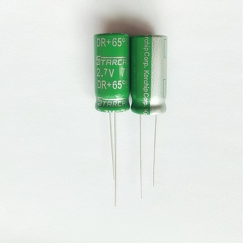 超级法拉电容2.7V/3/3.3/5/7F/10F/15/18F/25F/33/35F/100F高奇普