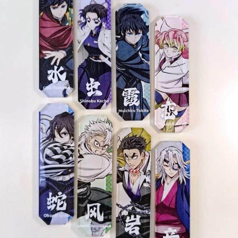 瑞幸鬼灭之刃联名冰箱贴diy材料包手工自制亚克力板定制磁吸配件