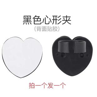 台标夹子塑料麦克风支架卡拉OK有线无线话筒壁架汽车话筒架子甩卖