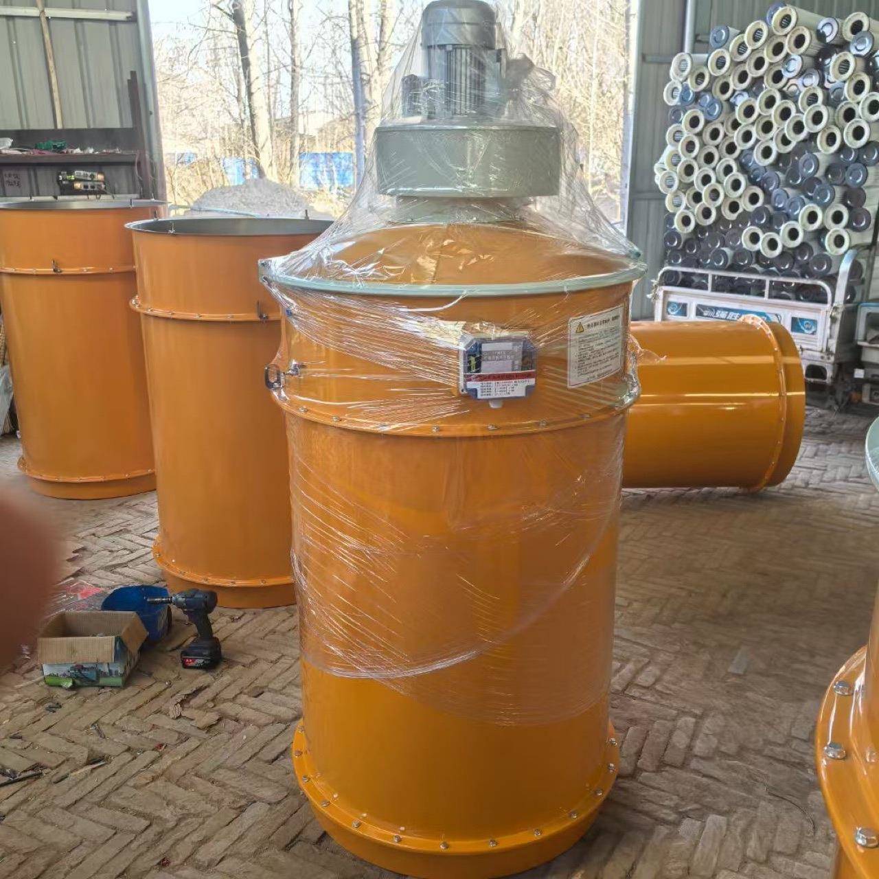 仓顶除尘器脉冲布袋式收尘工业水泥罐搅拌站振动式除尘器压力阀