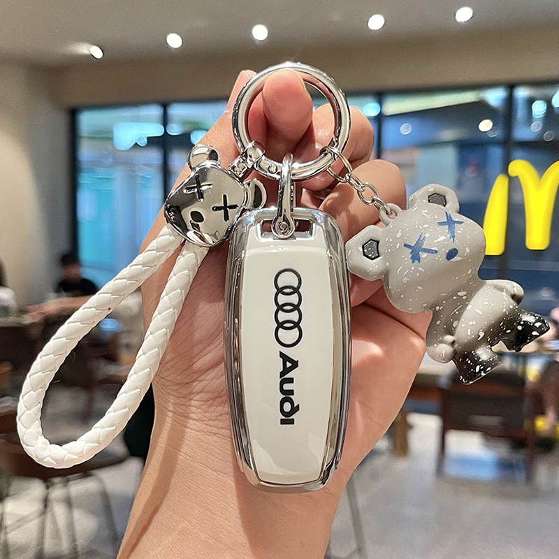 奥迪A6L钥匙套a4l老款q5l汽车a5扣a7保护a8壳q7包q2l女q3/a3l/q8