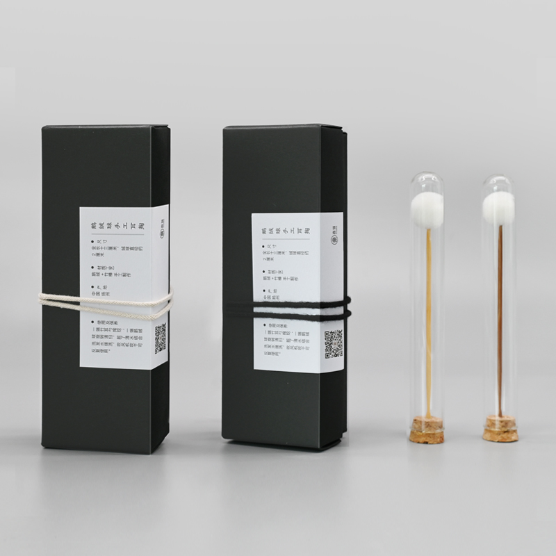 扬州采耳师傅手工鹅绒挖耳勺掏耳朵采耳工具毛毛鹅毛棒掏耳器