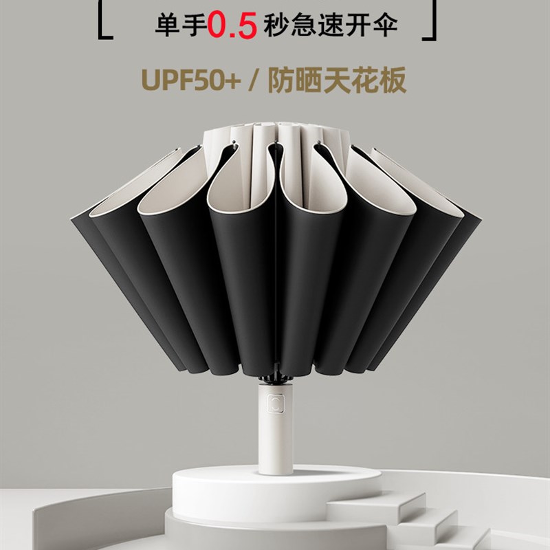 32骨全自动反向伞折叠雨伞男士车载加厚太阳伞大号晴雨两用女