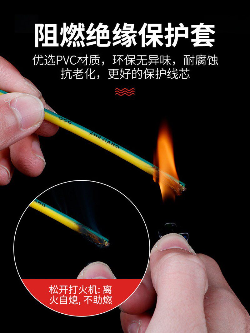黄绿色光伏接地线软铜线平方光伏板组件桥架跨接线