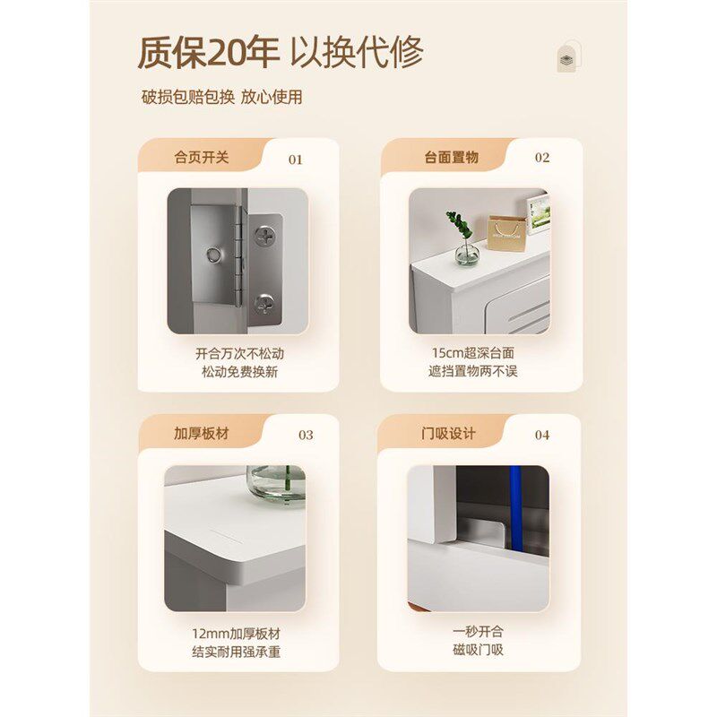 地暖分水器遮挡罩暖气片门柜遮挡饰防水柜子遮丑箱
