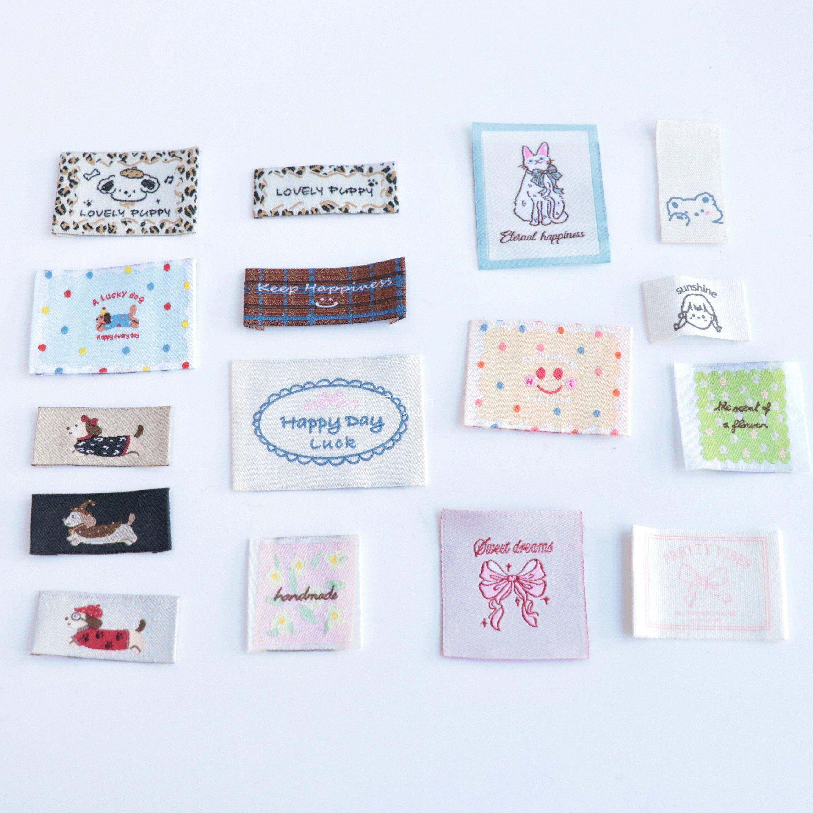 可爱复古织唛布标箱包围巾帽子布贴服装辅料发圈装饰标签破洞贴章,居家布艺,丝带/绸带/布带,淘宝优惠券,粉丝福利购,淘宝优惠卷