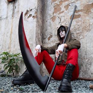 杀戮的天使艾札克镰刀瑞吉儿cos道具服武器万圣节死神周边装备