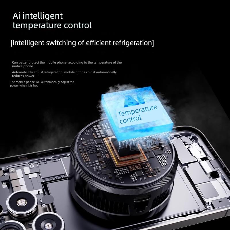 武影子x7X5散热器新款AI智能温控手机平板专用散热器可结冰可温控
