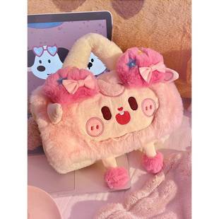 抱枕式 暖宝宝防爆正品 暖水袋 暖手宝充电款 可爱毛绒热水袋2025新款