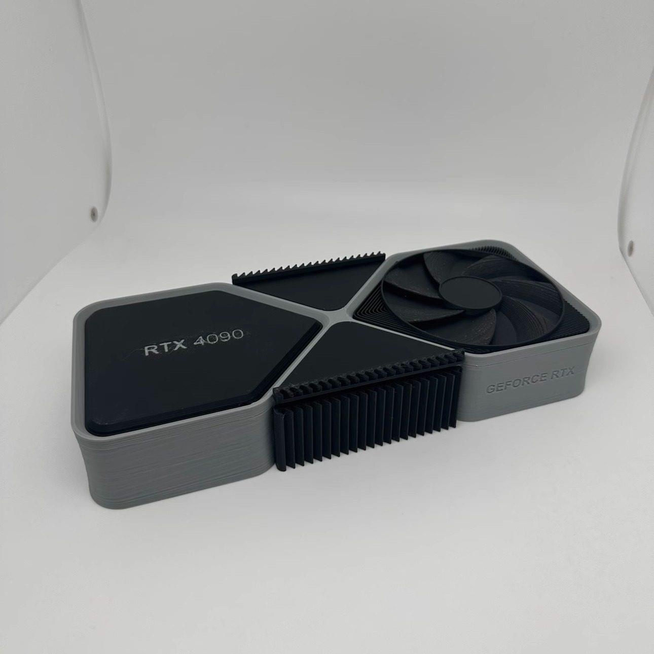 RTX4090模型收纳盒显卡模型收纳盒创意笔盒3d打印显卡周边5090图片