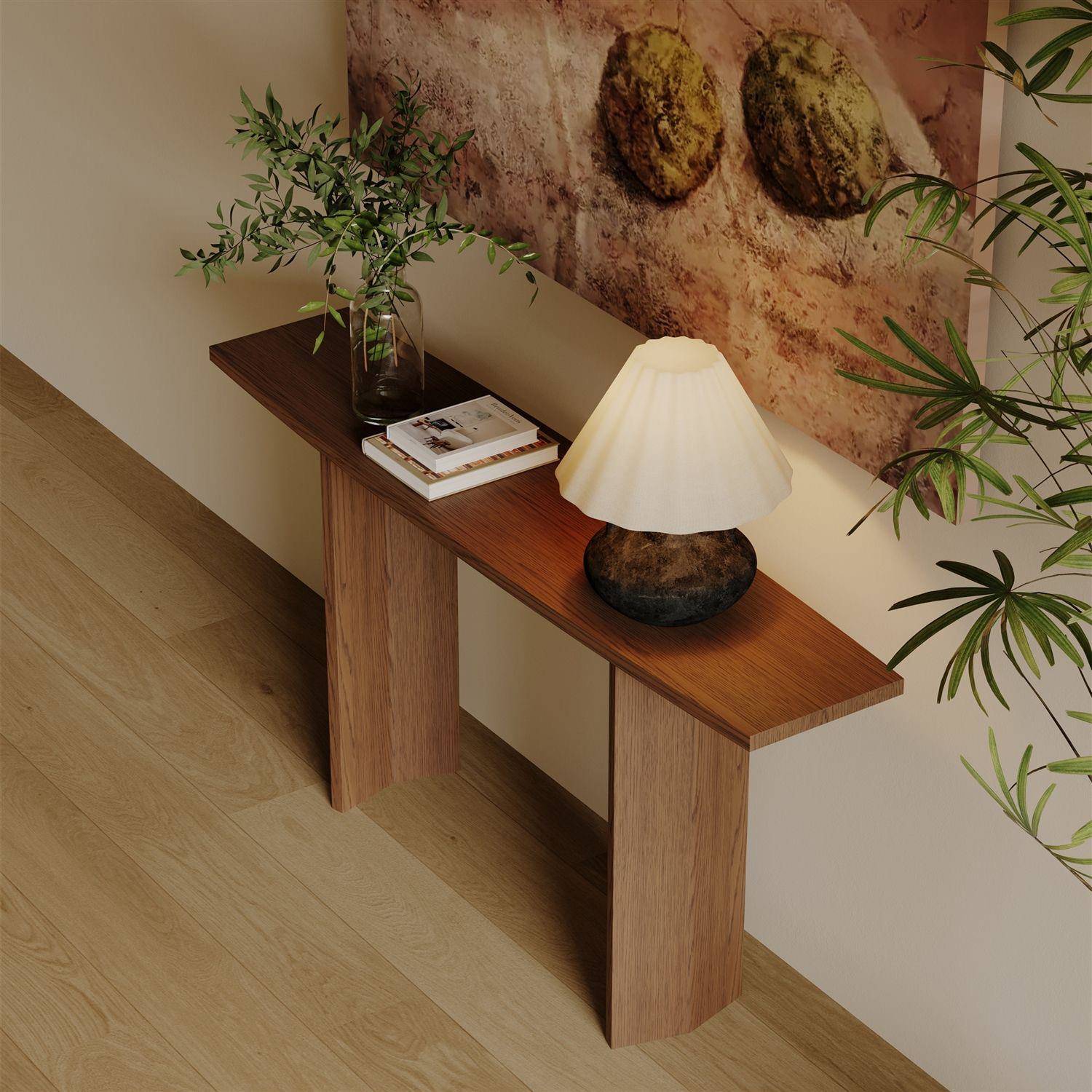 北欧现代简约纯实木玄关桌长条案台柜新中式长条供桌靠墙边几桌