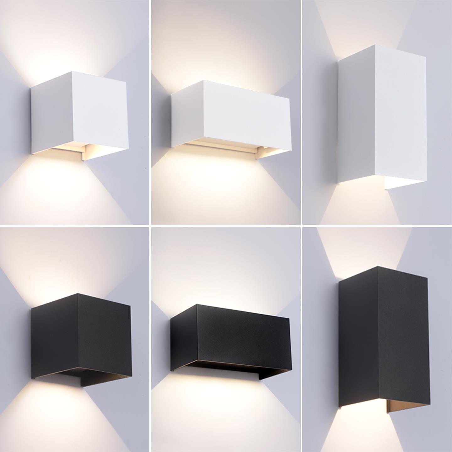 户外壁灯室外阳台露台灯庭院走廊过道楼梯灯别墅门口外墙洗墙灯