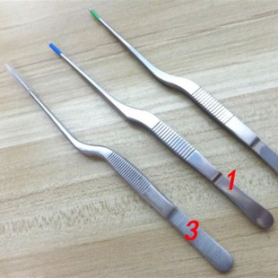 采耳工具镊子手工精细打磨耳镊专业不锈钢尖头16.5公分采耳弯镊