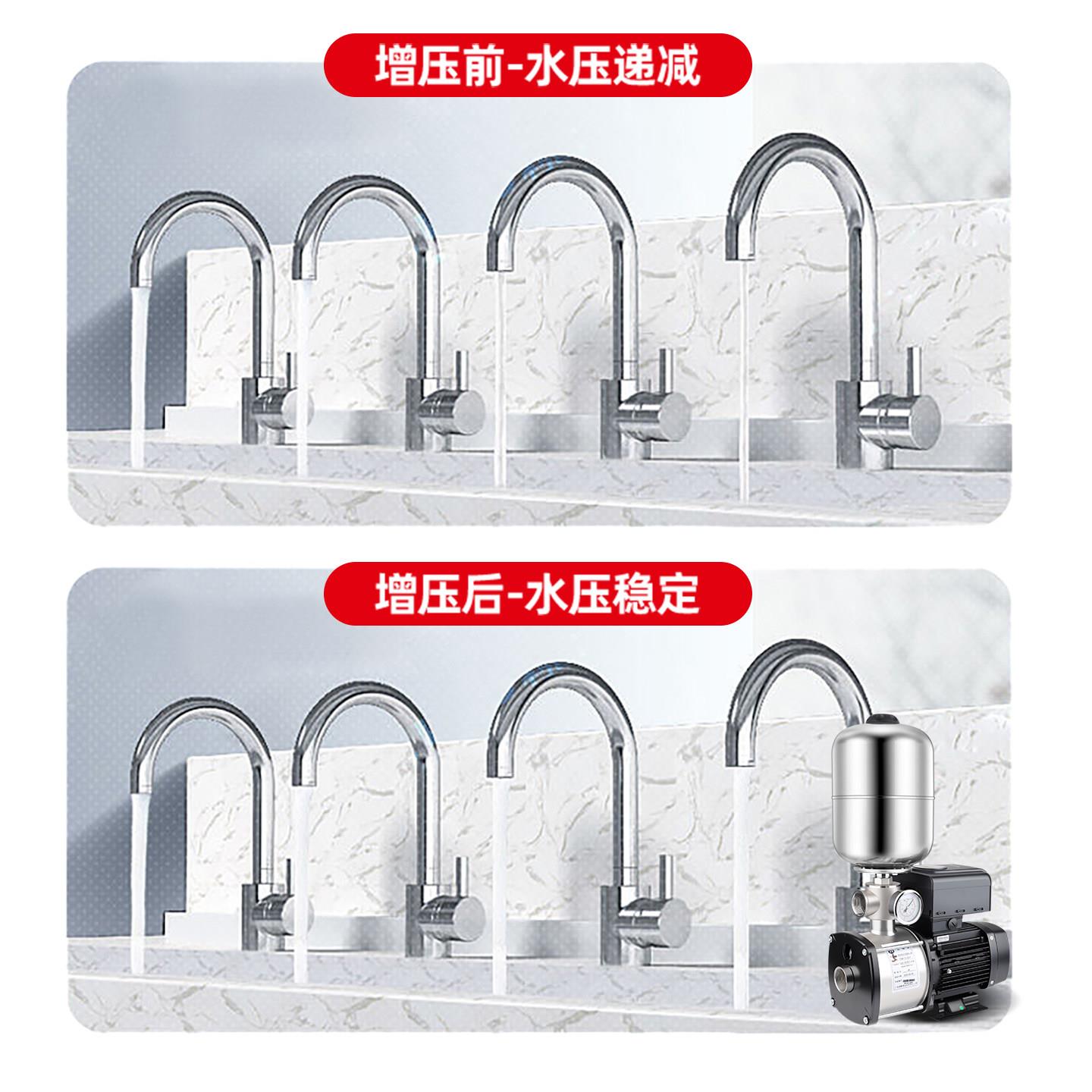 变频增大压泵恒全压家用抽水屋商用全自动流离心不锈钢水量泵