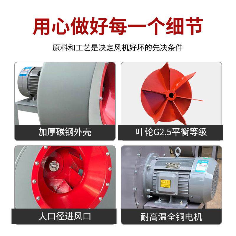 厂家直售物料输送物料输送通风风机叶轮吸尘扇器大叶量直叶片轮排