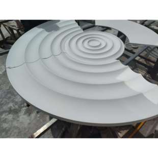 GRG专业高强度石膏水波纹造型定做任意尺寸石膏线条异形造型