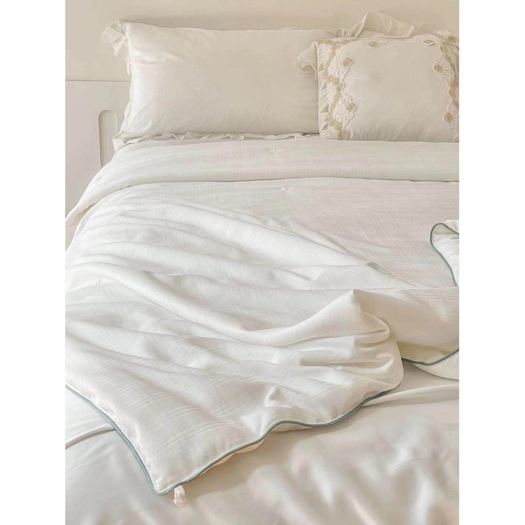 大捡漏！工厂血亏清货 春夏薄款舒适夏凉被子长丝桑蚕丝被重3.5斤