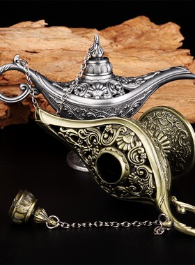 聚缘阁许愿灯阿拉丁神灯典工艺品欧式酒柜装饰创意摆件道具