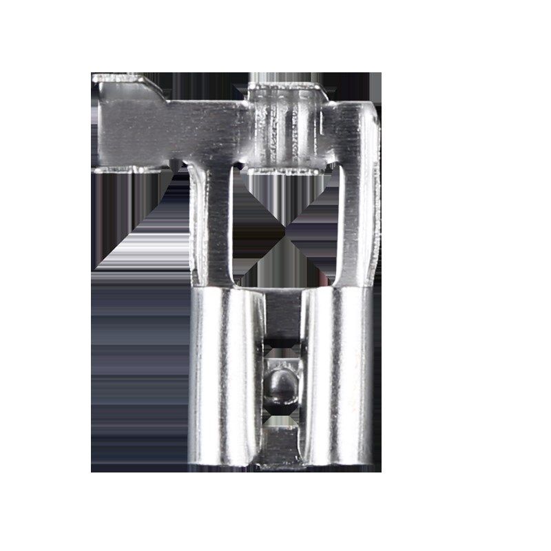 插簧端子6.3加厚铜0.5mm旗形弯头型温控插片过机线接线端子100只,电子/电工,接线端子,淘宝优惠券,粉丝福利购,淘宝优惠卷