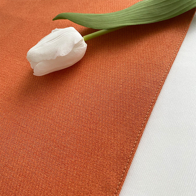 美容院医美养生馆四件套桌旗床旗床搭装饰橙色橘色,床上用品,床旗,淘宝优惠券,粉丝福利购,淘宝优惠卷