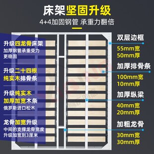 十年工厂隐形床墨菲床壁隐藏多功能侧翻板床四龙骨床架五金配件