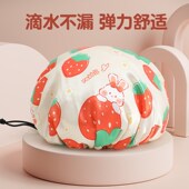 浴帽女防水洗澡可调节双层成人沐浴帽防湿头发套儿童专用干发膜新