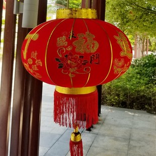 灯笼添丁进财挂饰大门乔迁阳台户外防水新年春节过年中式大红灯笼