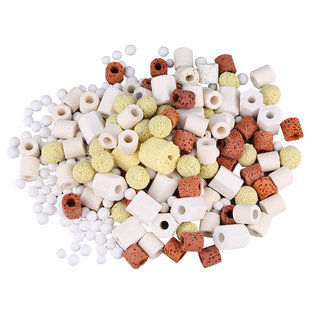 鱼缸滤材过滤材料网袋滤材陶瓷环过滤器材料细菌屋滤材