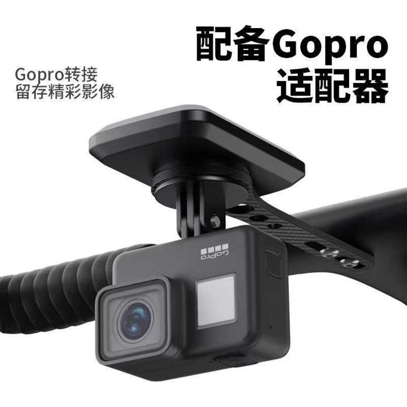 碳纤维一体把延伸码表架公路车破风把延长拓展相机前灯车灯支架