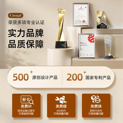 中古风壁挂式摇头小吊扇过道书房厨房吧台大风量变频吊扇casagd